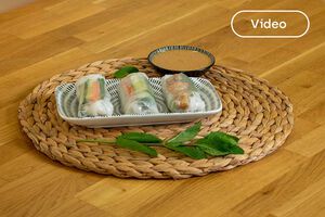 Rollitos vietnamitas: un plato ideal para llevar a la playa