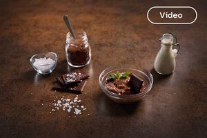 Helado sin lactosa de cacao y aceite de oliva