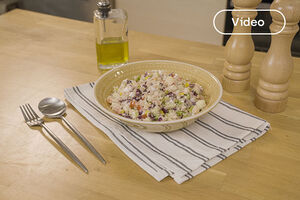 Ensalada de quinoa y vegetales