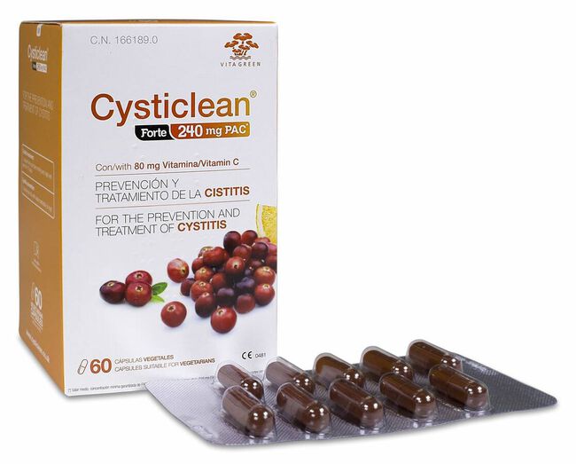 Cysticlean Forte 240 mg, 60 Cápsulas