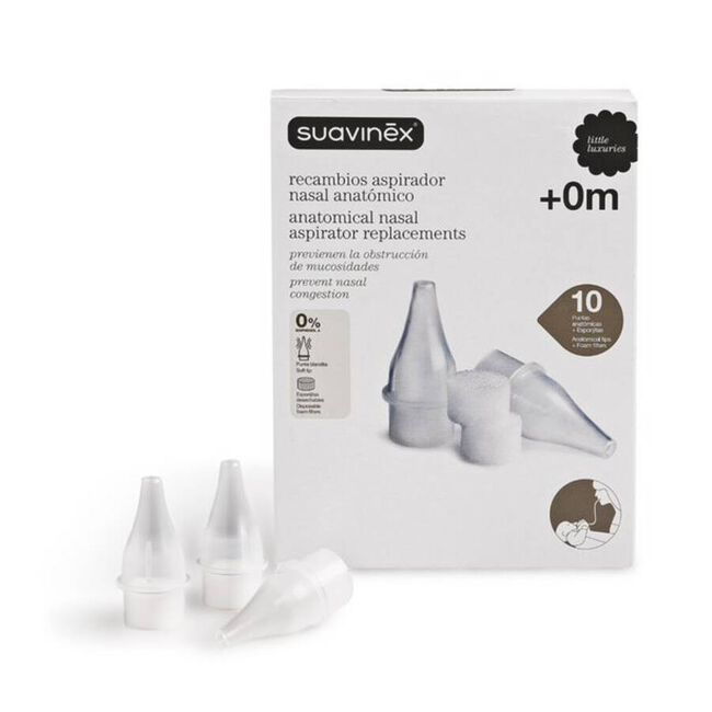 Suavinex Recambio Aspirador Nasal Anatómico, 10 Uds