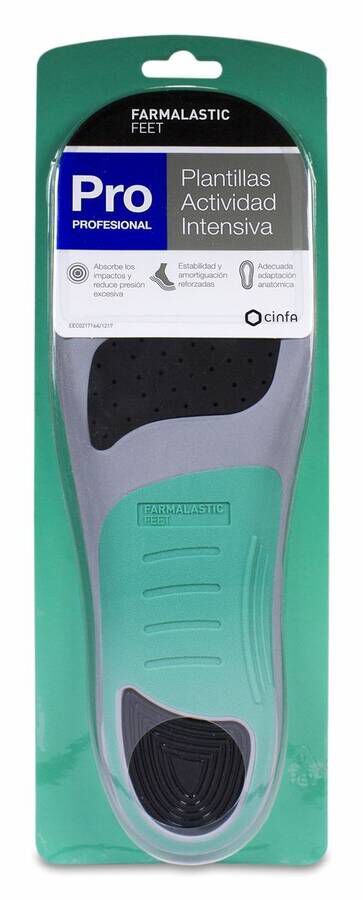 Farmalastic Plantillas Pro Talla S, 1 Par