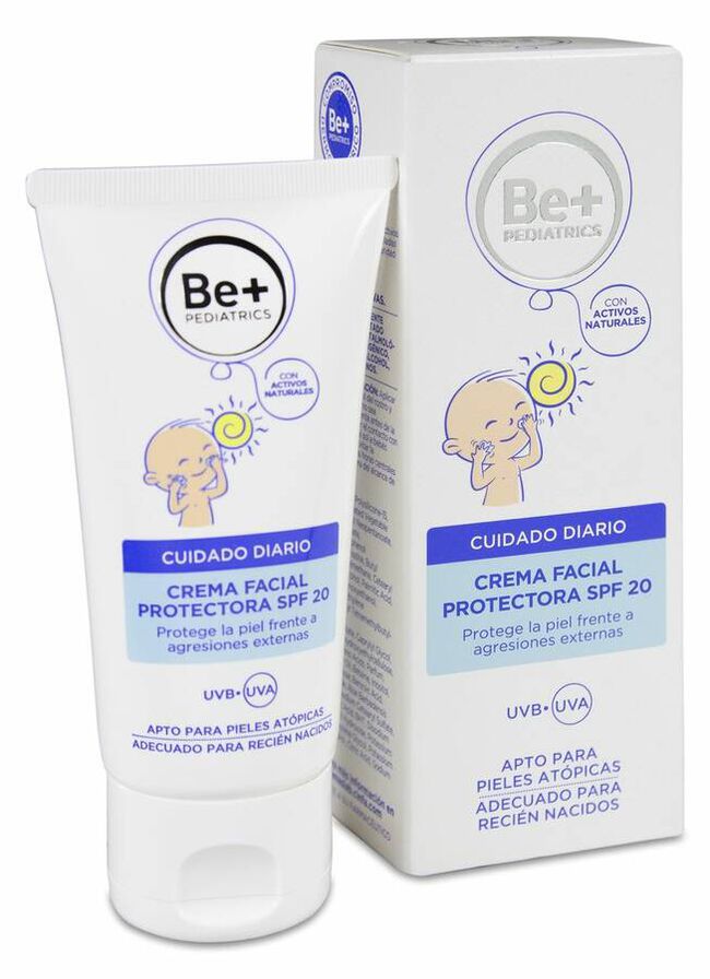 Be+ Pediatrics Crema Facial Protectora SPF 20, 40 ml