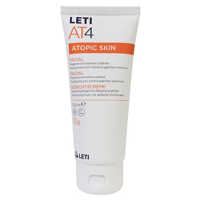 LETI AT4 Facial Piel Atópica, 100 ml