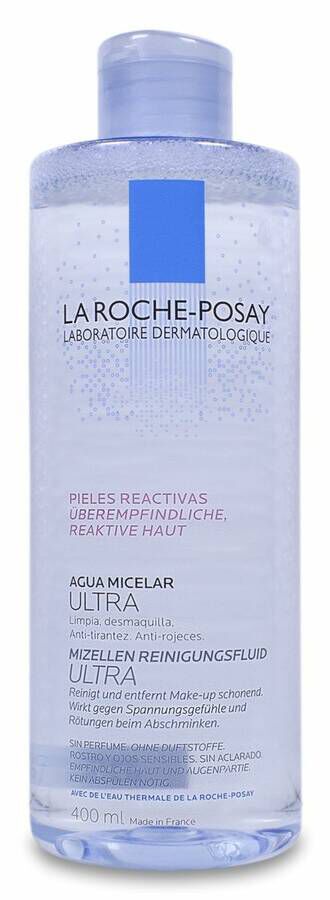 La Roche-Posay Agua Micelar Reactiva, 400 ml