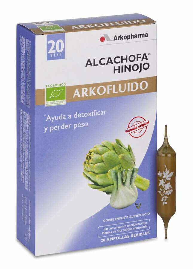 Arkopharma Arkofluido Alcachofa e Hinojo, 20 Ampollas