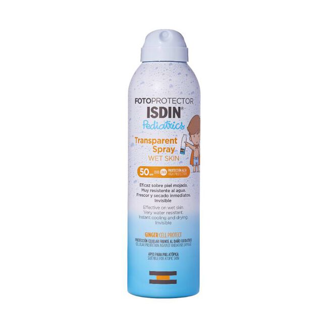 Isdin Pediatrics Fotoprotector SPF 50+ Transparente Wet Skin