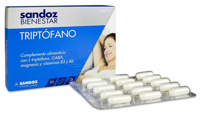 Sandoz Bienestar Triptófano, 30 Cápsulas