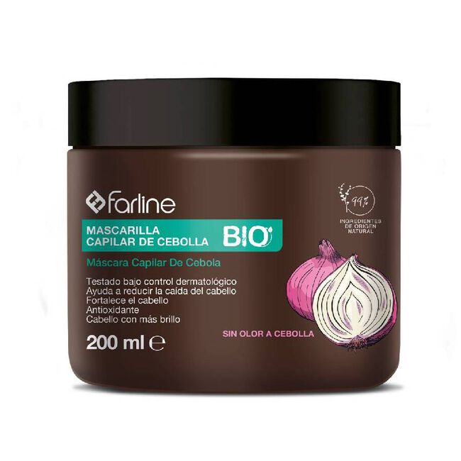 Farline Mascarilla Capilar De Cebolla, 200 ml