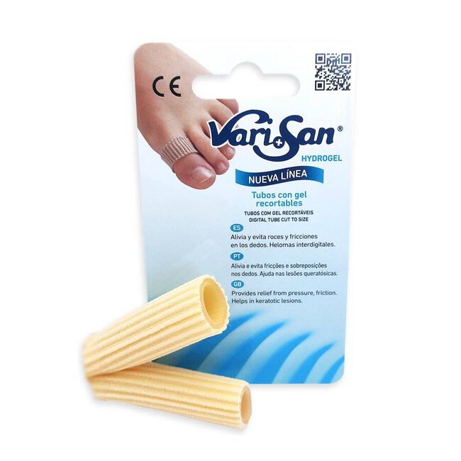 Varisan Tubo Elástico con Gel Recortable Talla Grande, 1 Ud