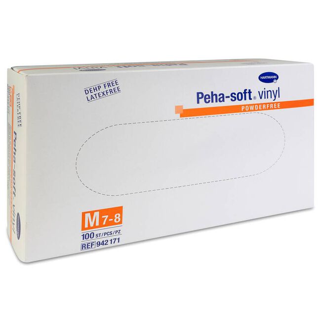 Peha-Soft Guantes de Vinilo Vinyl Talla M