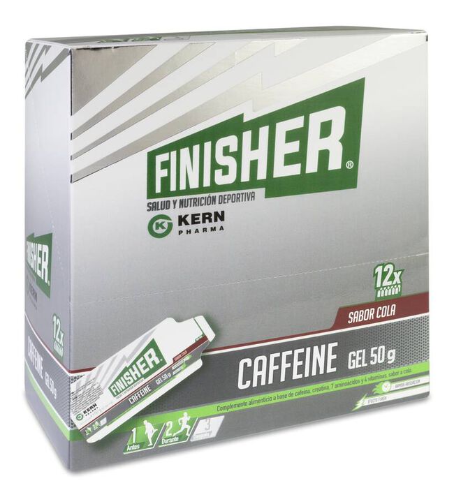 Finisher Caffeine Gel, 12 sobres