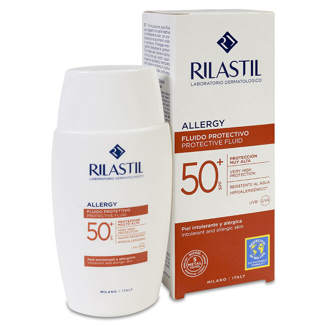 Rilastil Sun System Allergy Fluido Solar Facial SPF50+, 50 ml