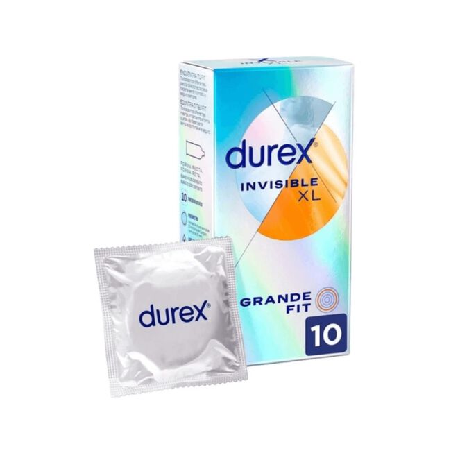Durex Invisible Xl, 10 Unidades