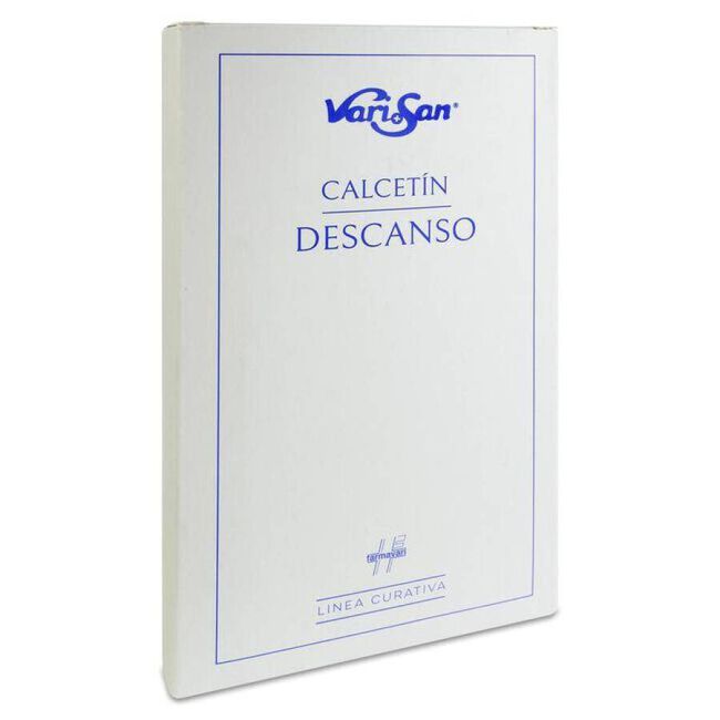 Varisan Calcetín de Compresión Normal Negro Talla 4, 1 Ud