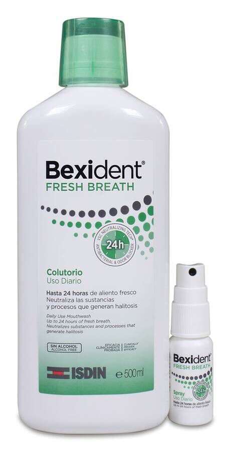 Pack Bexident Fresh Breath Colutorio + Spray