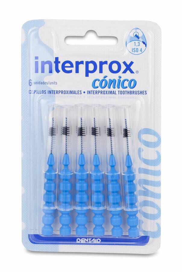 Interprox Cepillo Plus Cónico, 6 Uds