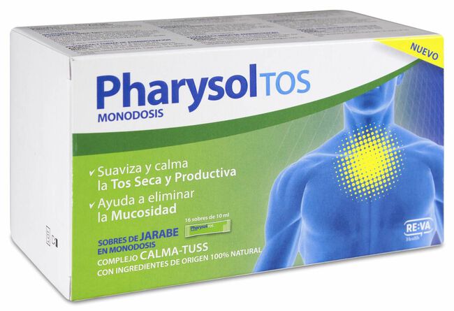 Pharysol Tos Sobres, 16 Sobres