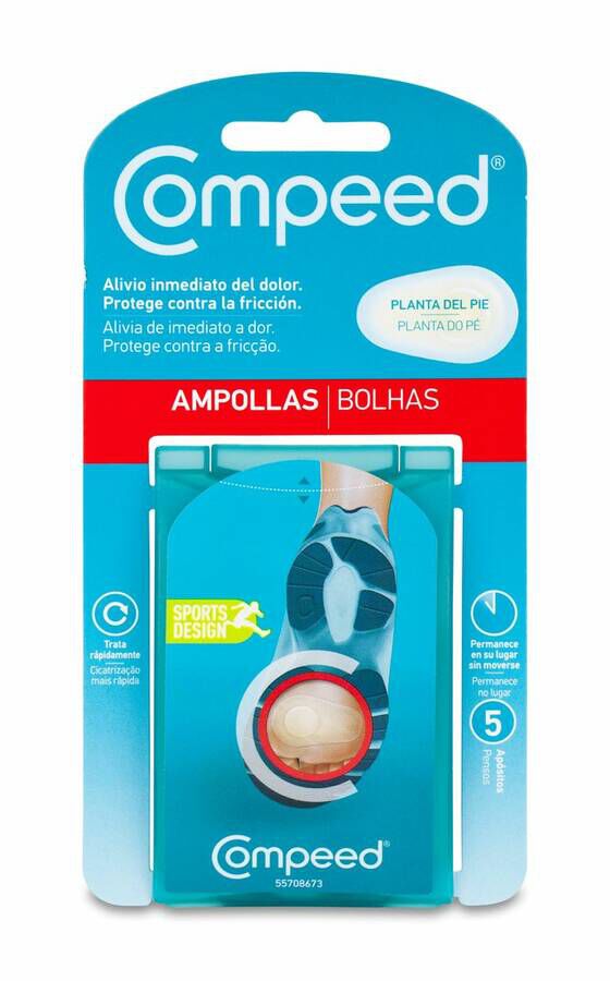 Compeed Ampollas Planta del Pie, 5 Uds