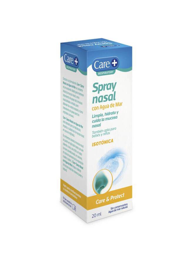 Care+ Spray Nasal con Agua de Mar, 20 ml