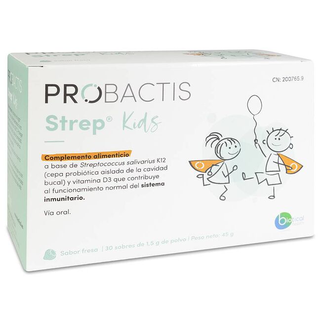 Botical Health Probactis Strep Kids, 30 sobres