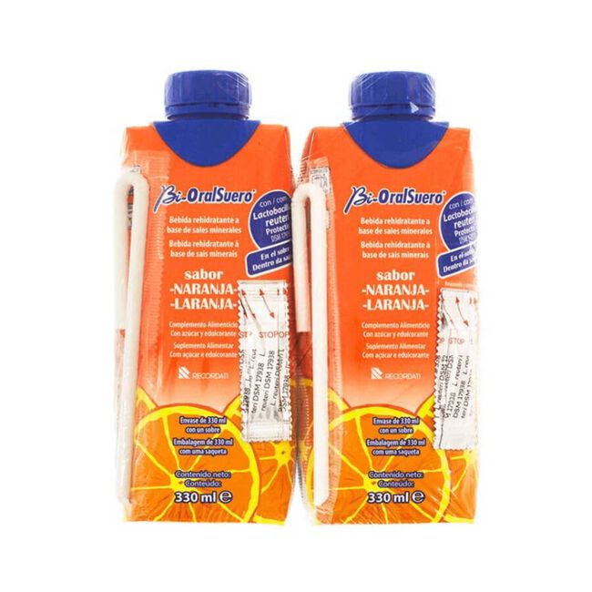 Bioralsuero Naranja, 2 x 330 ml