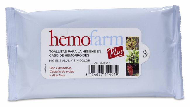 Hemofarm, 20 Toallitas