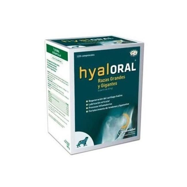 Hyaloral Razas Grandes o Gigantes, 360 comprimidos