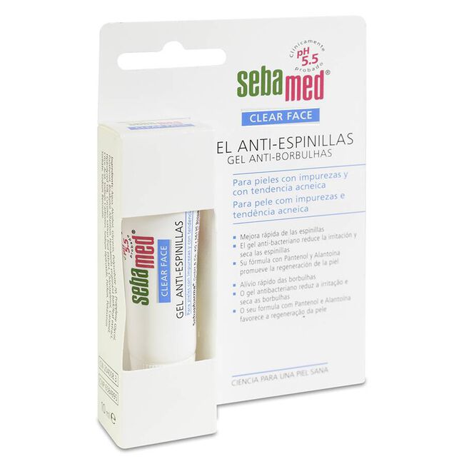 Sebamed Clear Face Gel Anti-Espinillas, 10 ml