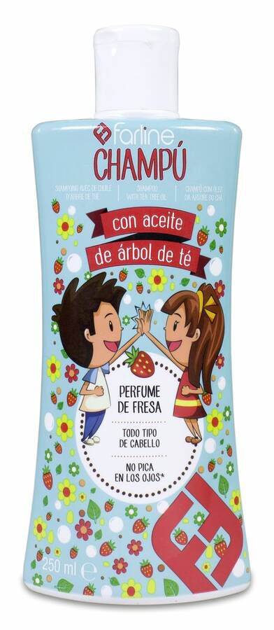 Farline Champú con Árbol de Té, 250 ml