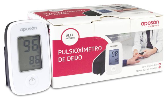 Aposán Pulsioxímetro de Dedo, 1 Ud