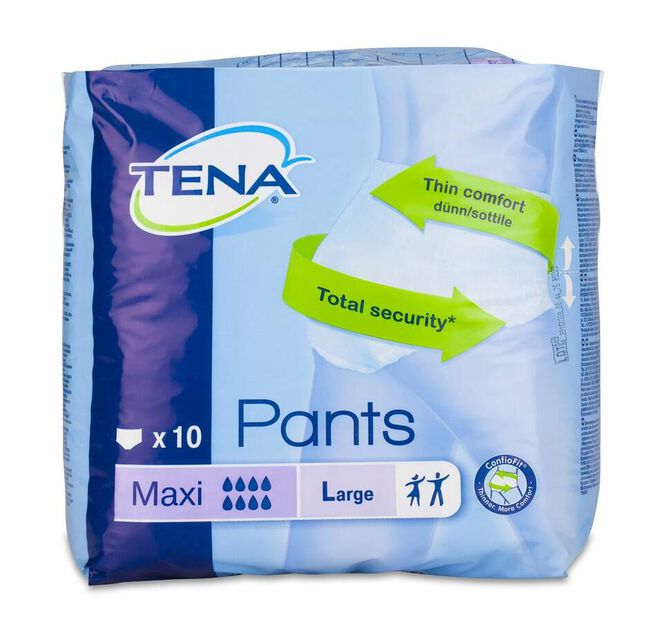 Tena Pants Maxi Absorbente Talla Grande, 10 Uds