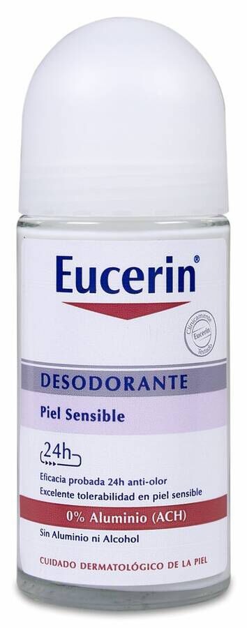 Eucerin Desodorante Roll-On sin Alumino, 50 ml