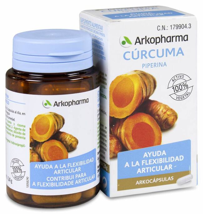 Arkopharma Arkocápsulas Cúrcuma, 45 Cápsulas