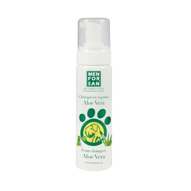 Menforsan Champ&uacute; en Espuma con Aloe Vera, 200 ml