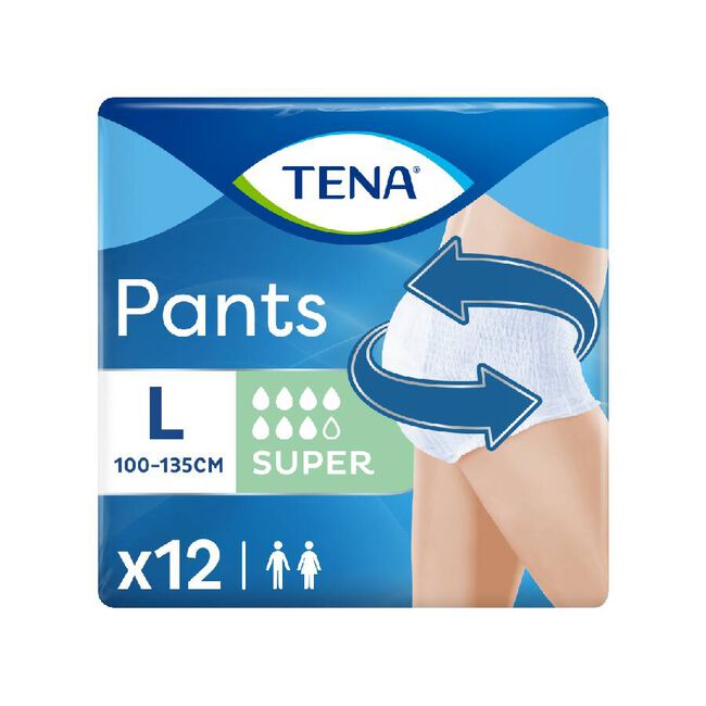Tena Pants Orina Ligera Super Talla G, 12 Uds