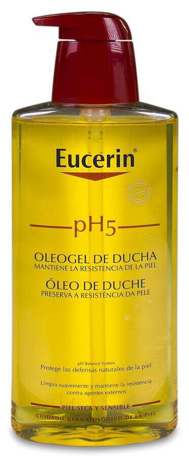 Eucerin Oleogel de Ducha Piel Sensible Ph-5, 400 ml