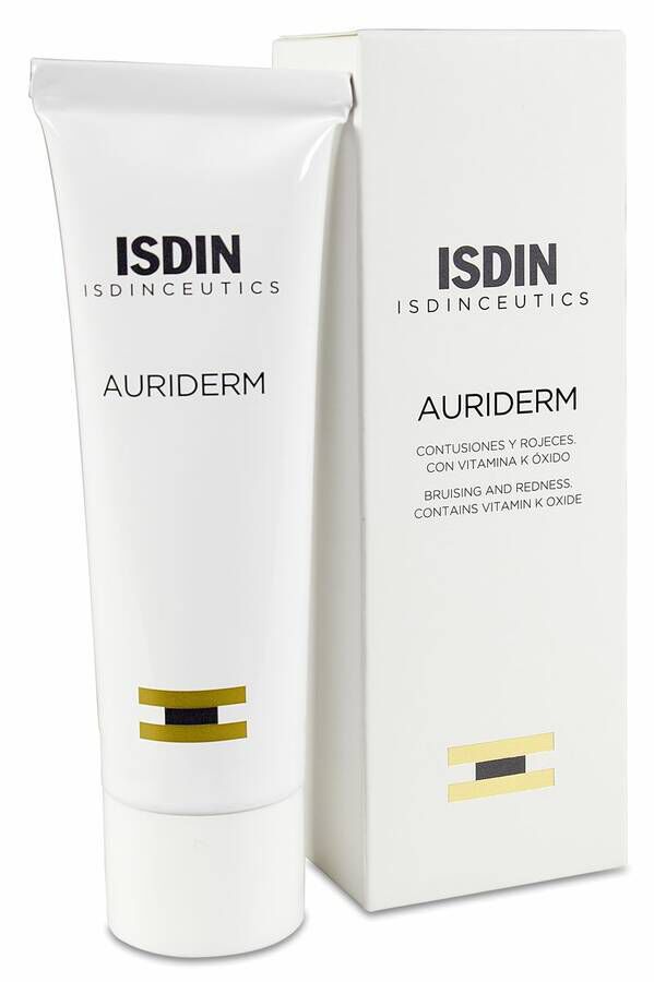 Isdin Isdinceutics Auriderm Crema Facial Antirojeces e Imperfecciones, 50 ml