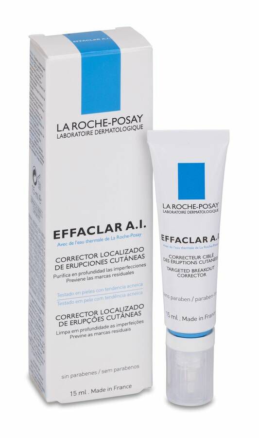 La Roche-Posay Effaclar A.I. Corrector Imperfecciones Localizadas, 15 ml