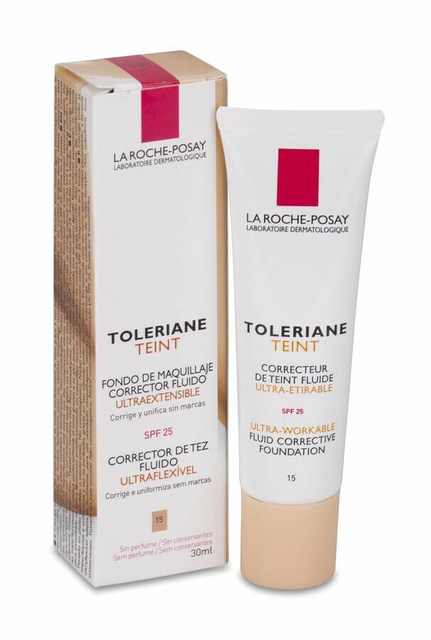 La Roche-Posay Toleriane Teint Fluido Nº 15 Dorado, 30 ml