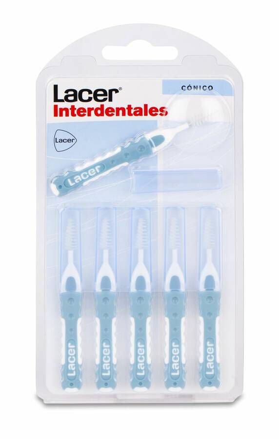 Lacer Cepillo Interdental C&oacute;nico, 6 Uds