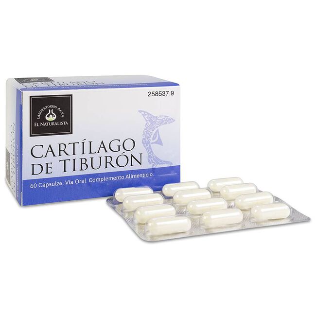 imagen de El Naturalista Cart&iacute;lago de Tibur&oacute;n, 60 C&aacute;psulas