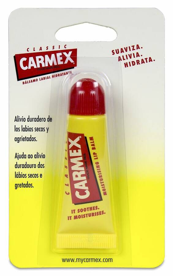 Carmex Bálsamo Labial Hidratante Tubo Original, 10 g