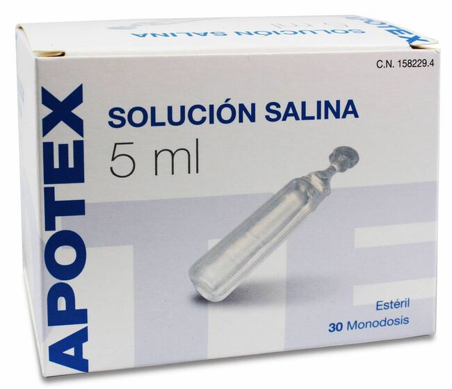 Apotex Solución Salina, 30 Uds
