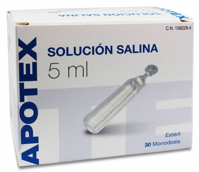 Apotex Solución Salina, 30 Uds