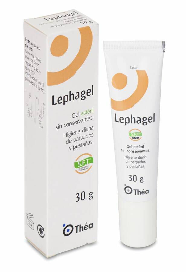 Lephagel Higiene de Párpados y Pestañas, 30 g