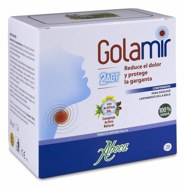 Aboca Golamir 2ACT, 20 Comprimidos