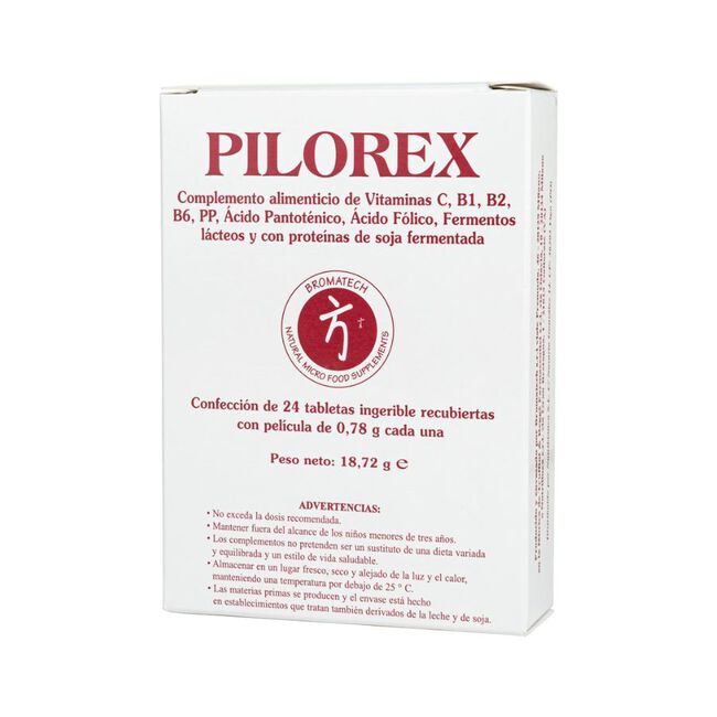 Bromatech Pilorex, 24 cápsulas