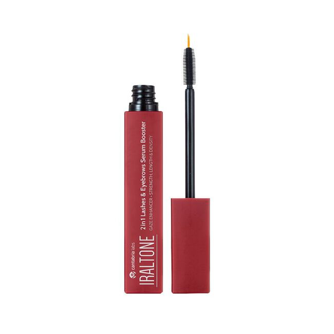 Iraltone Serum 2 en 1 Potenciador de Pestañas y Cejas, 10 ml