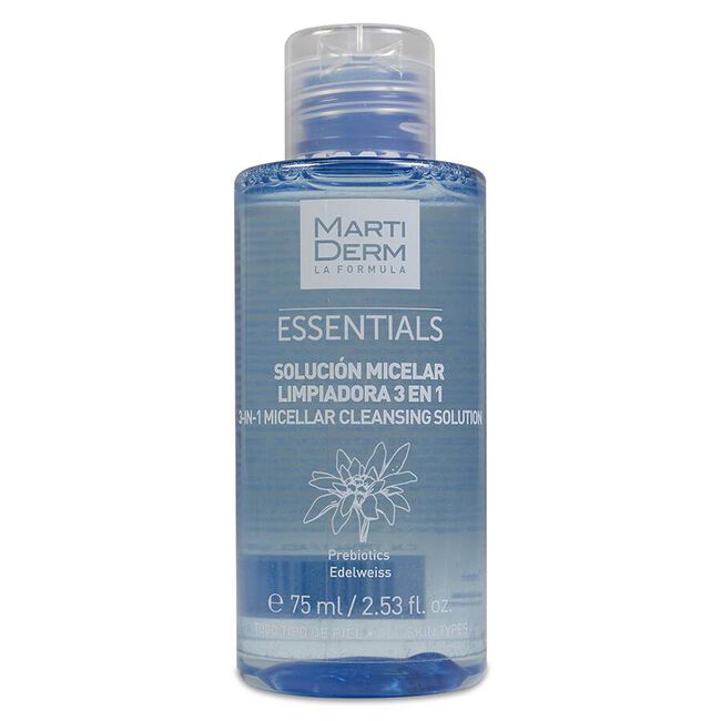 MartiDerm Solución Micelar Limpiadora de Viaje, 75 ml